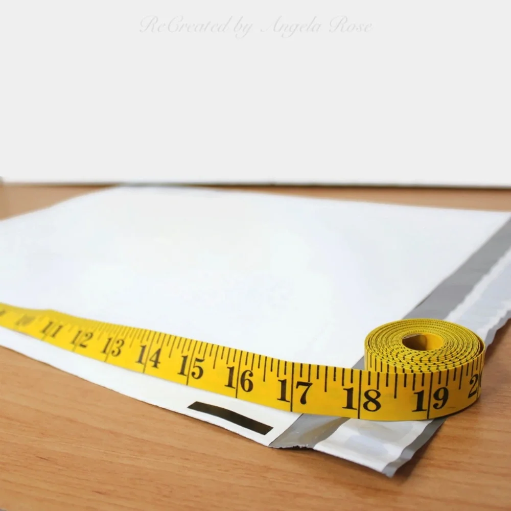 25 14 x 17 Poly Mailers - White - Uline